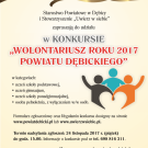 Wolontariusz Powiatu Dębickiego 2017. Zgłoś kandydata!
